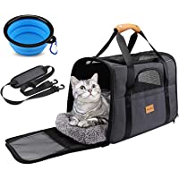Los mejores  - Transportín Perro Transportín Gato- Bolsa Transporte Transpirable Para Mascota- Bolsa Perro Transporte con Correa de…